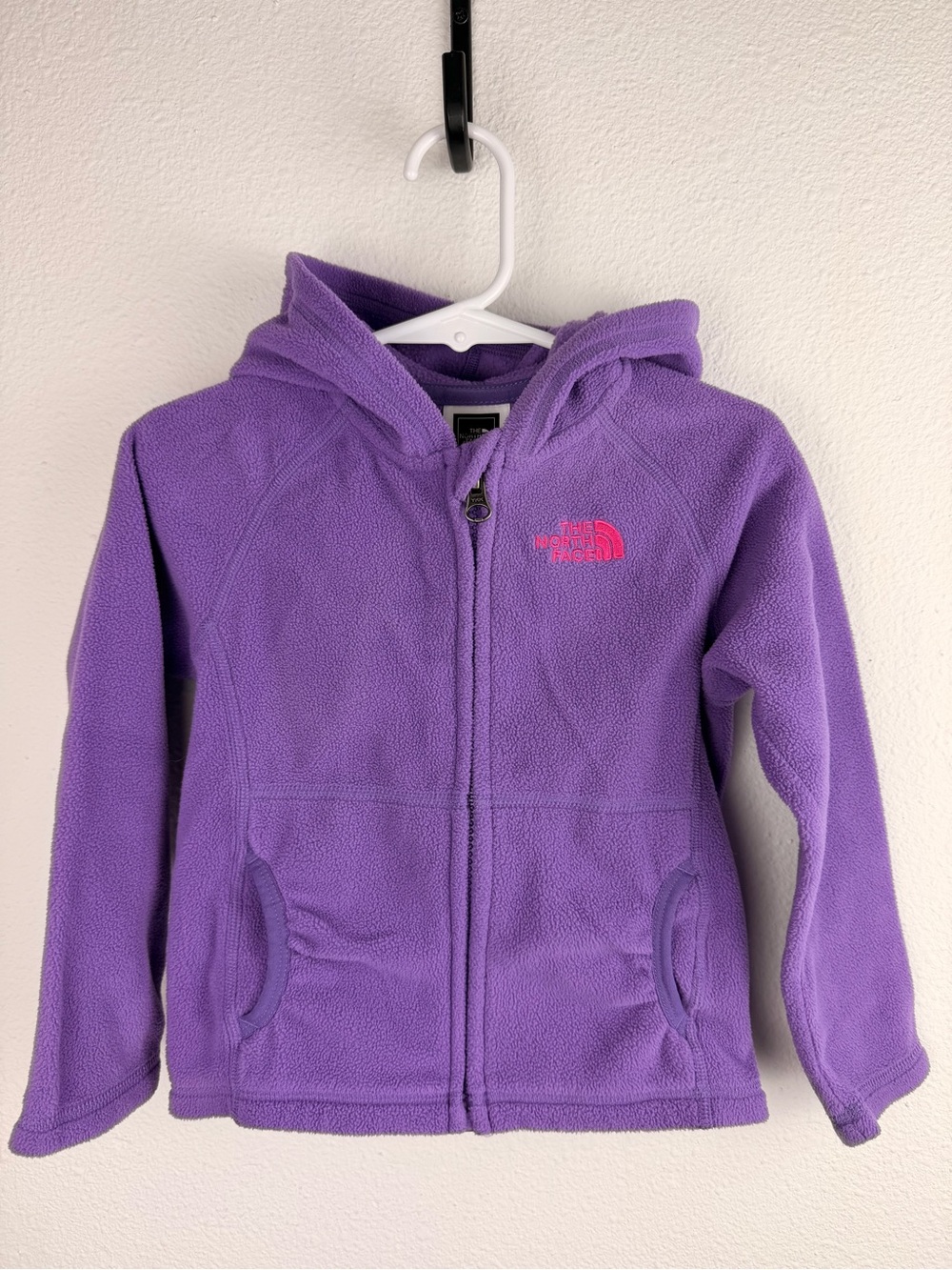 The North Face Kids' Purple Fleece Zip Hoodie 3T